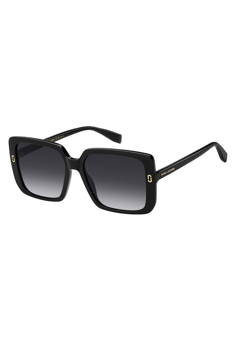 Ochelari de soare patrati cu lentile in degrade - Negru