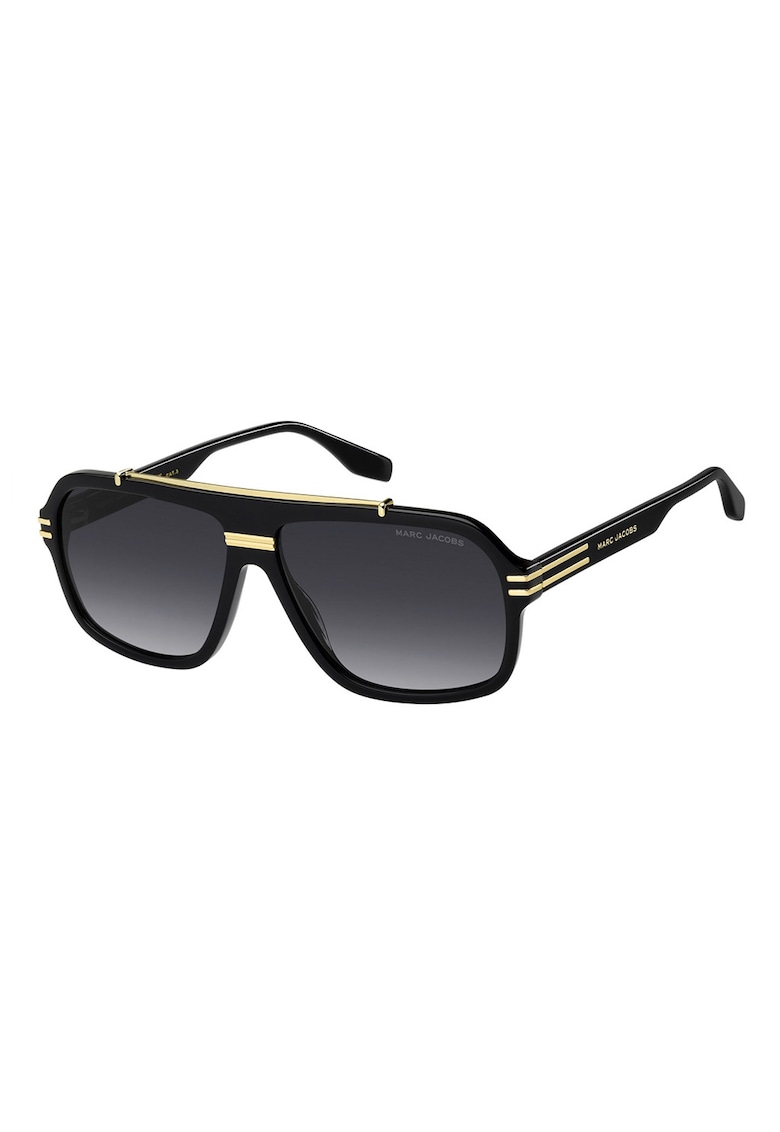 Ochelari de soare cu lentile in degrade - Auriu/Negru