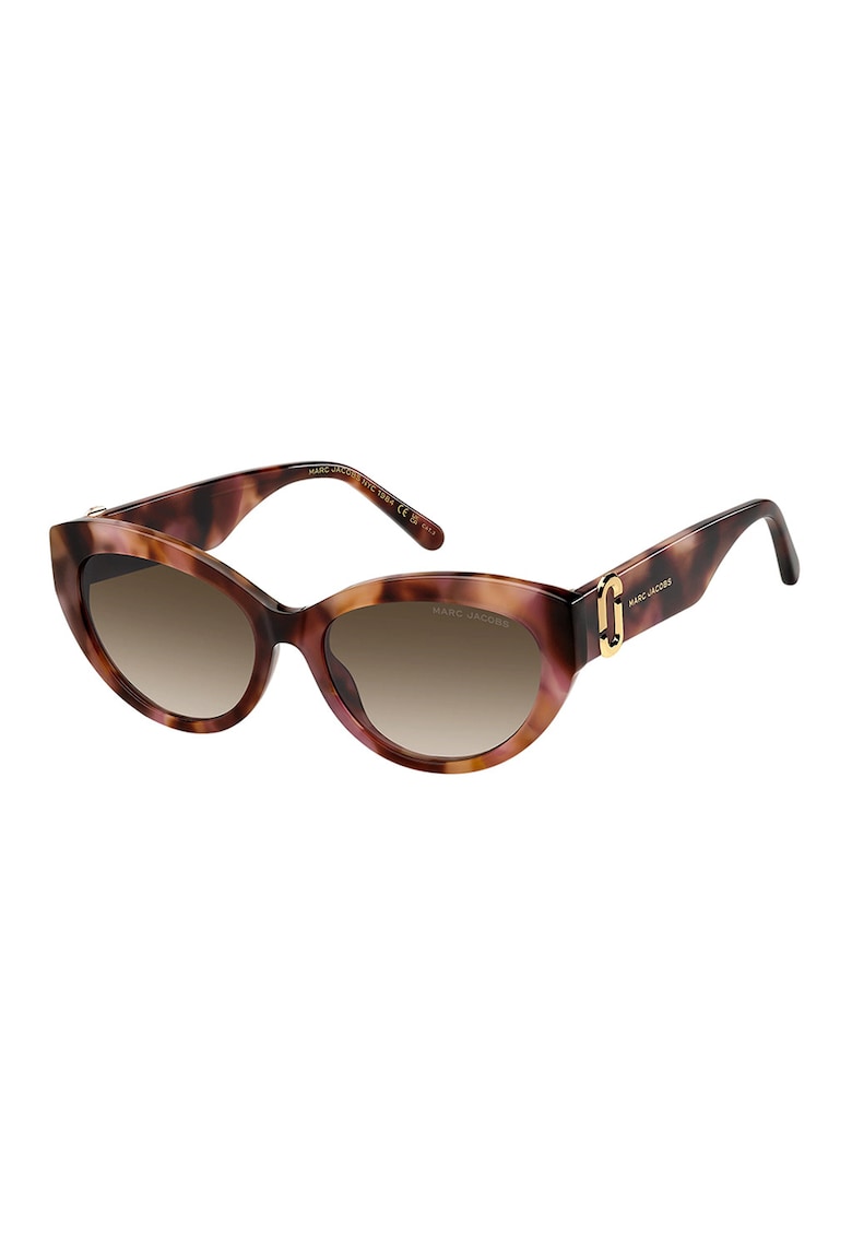 Ochelari de soare cat-eye - Roz deschis/Violet pruna