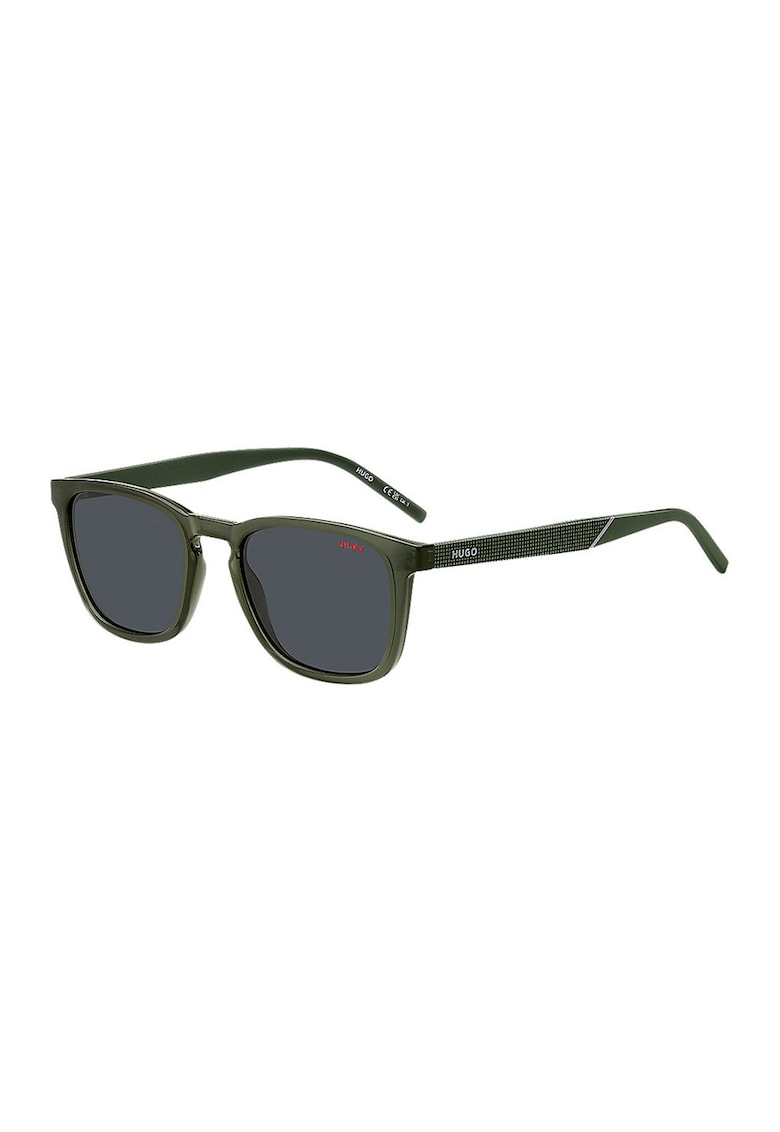 Ochelari de soare cu lentile uni - Verde stins/Verde iarba