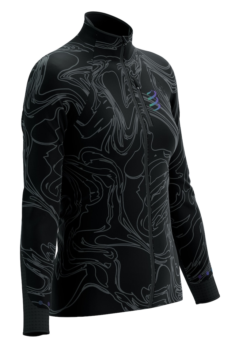 Jacheta alergare dama Hurricane Windproof - Aurora Collection - Negru