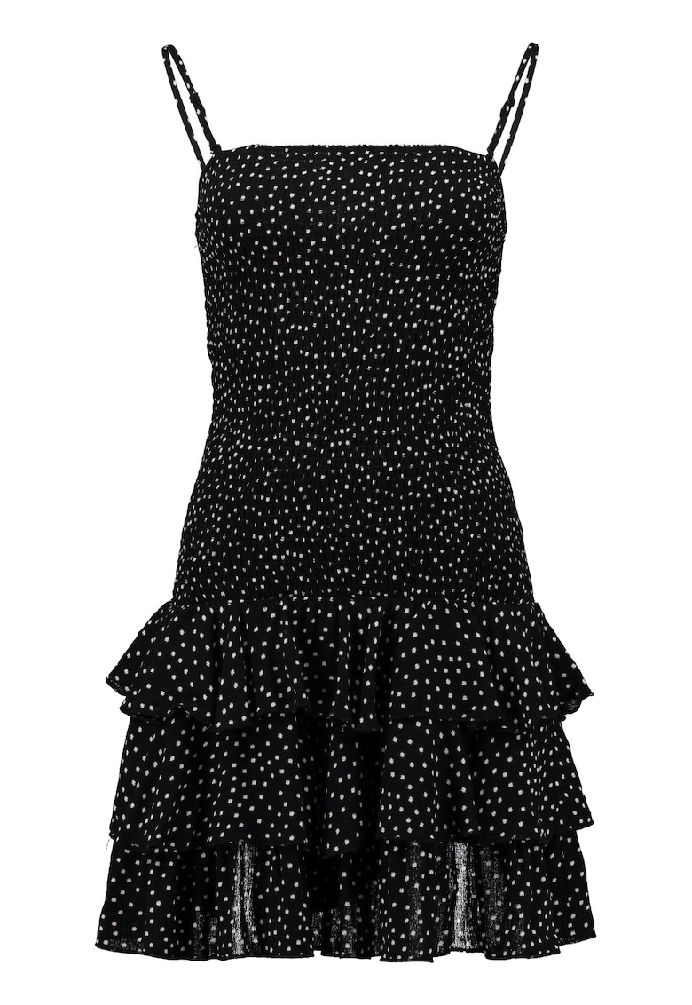 Rochie evazata mini cu imprimeu