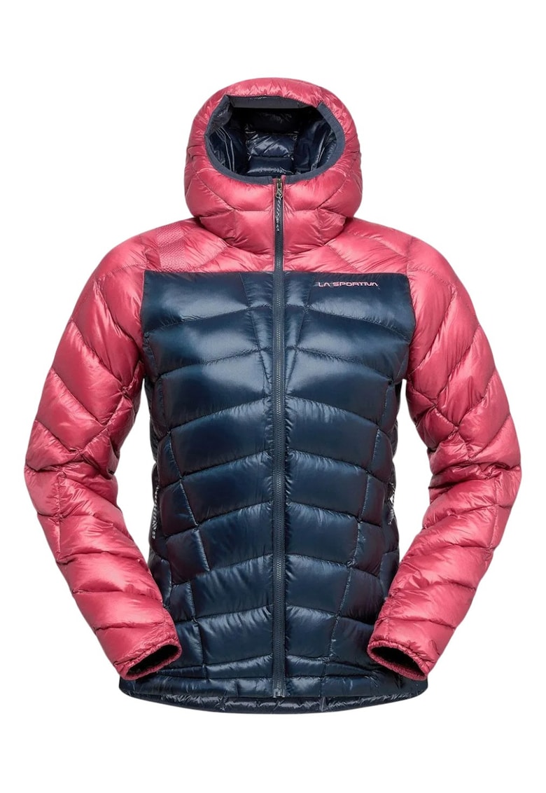 Jacheta puf dama Lumina 200 - Roz/Bleumarin