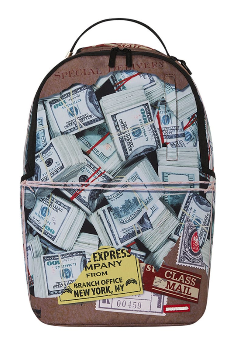 Rucsac unisex cu imprimeu grafic Torn