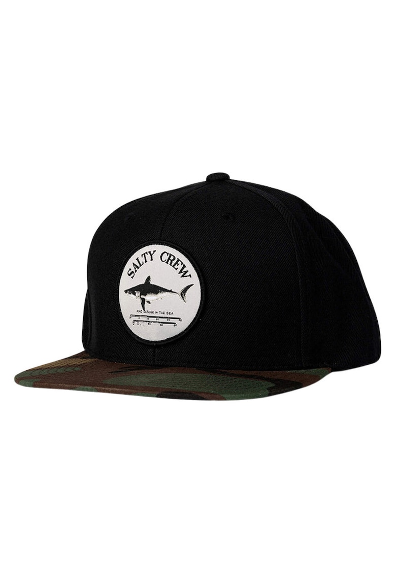 Sapca Bruce - acril-lana - negru camuflaj -