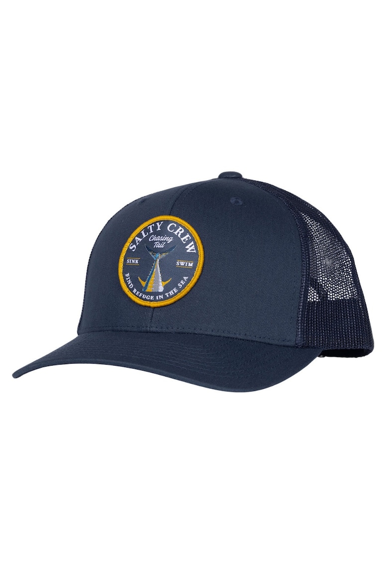 Sapca Retro Trucker albastru bumbac poliester