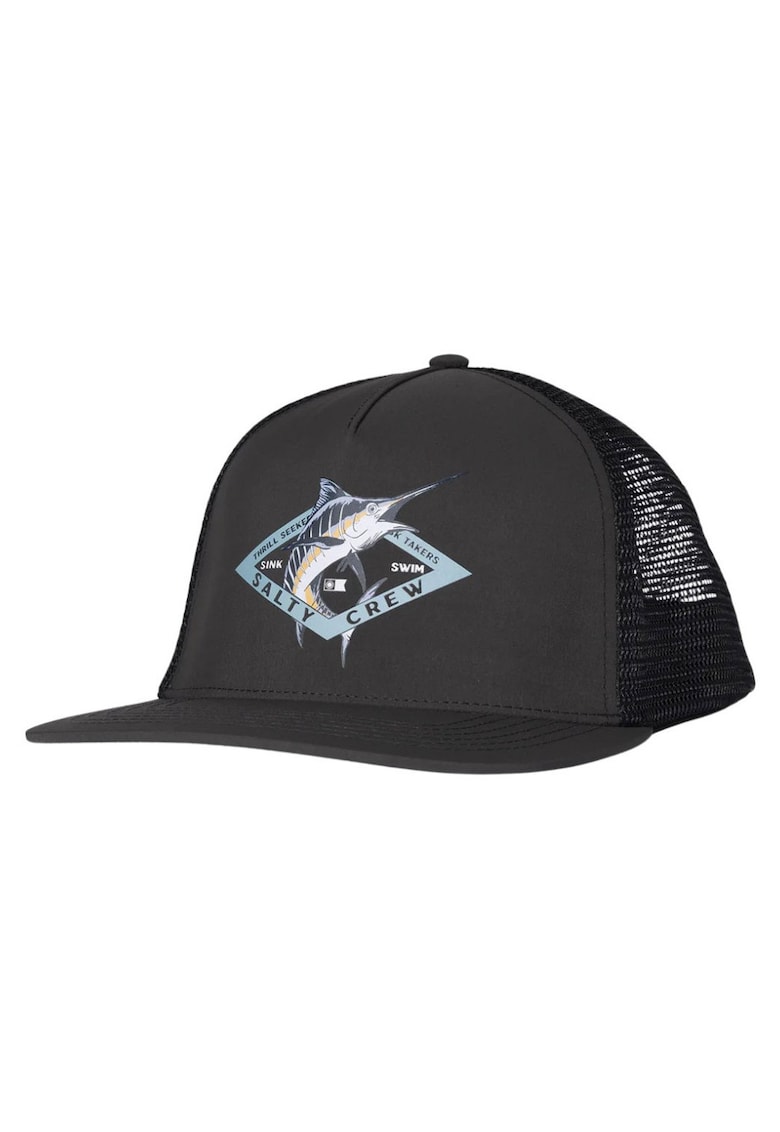 Sapca Diamond Marlin - poliester - rezistenta la apa - negru -