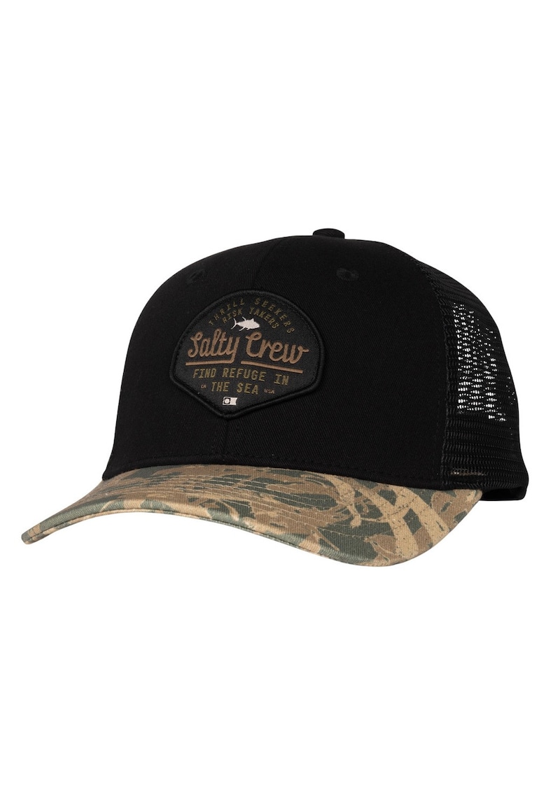 Sapca barbati Border Trucker - bumbac poliester - negru camuflaj -