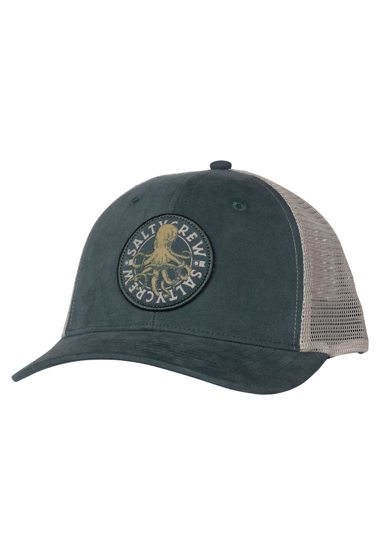 Sapca trucker Tentacles retro verde bumbac