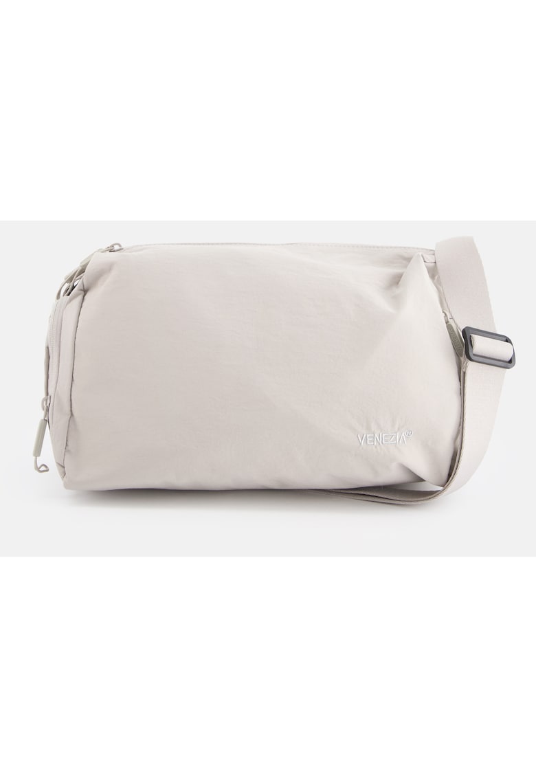 Geanta crossbody din material textil cu buzunare multiple