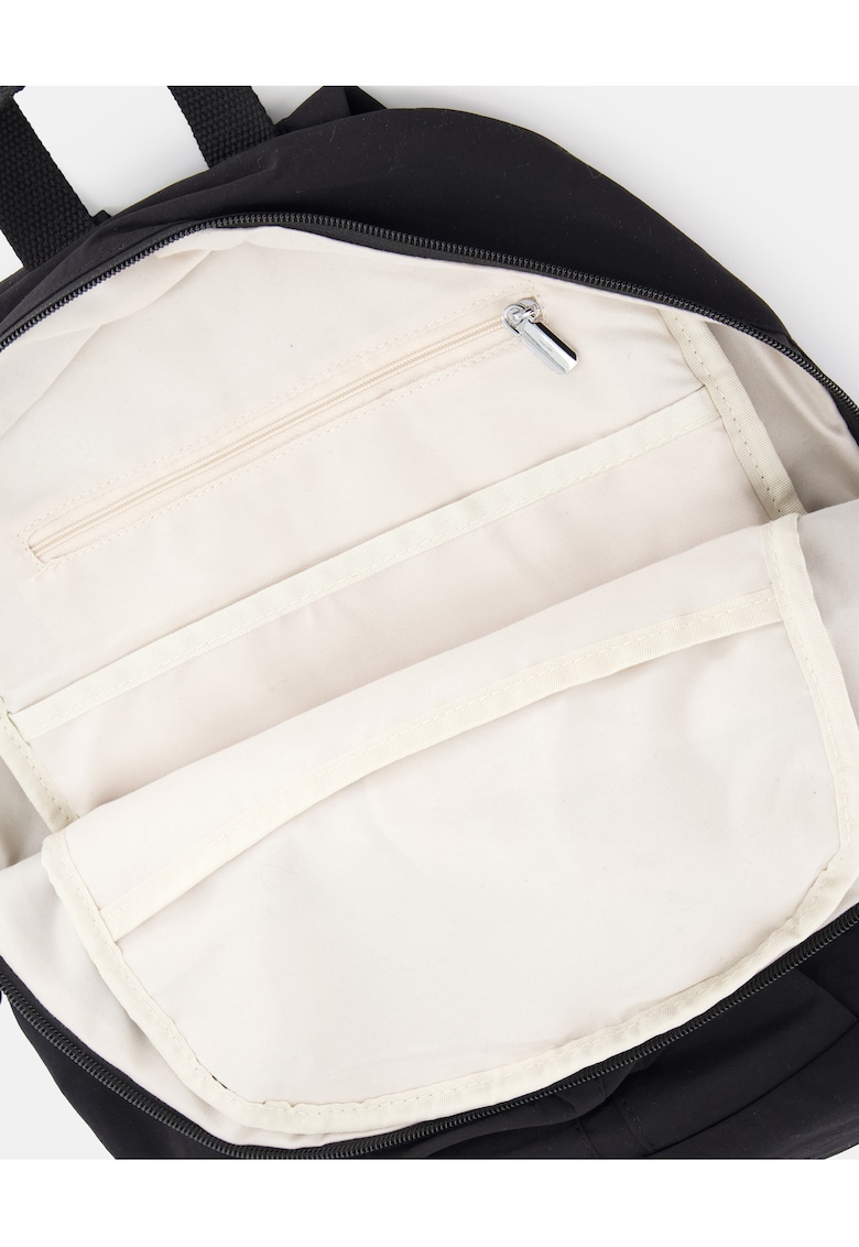 Rucsac din material textil cu buzunar frontal cu fermoar