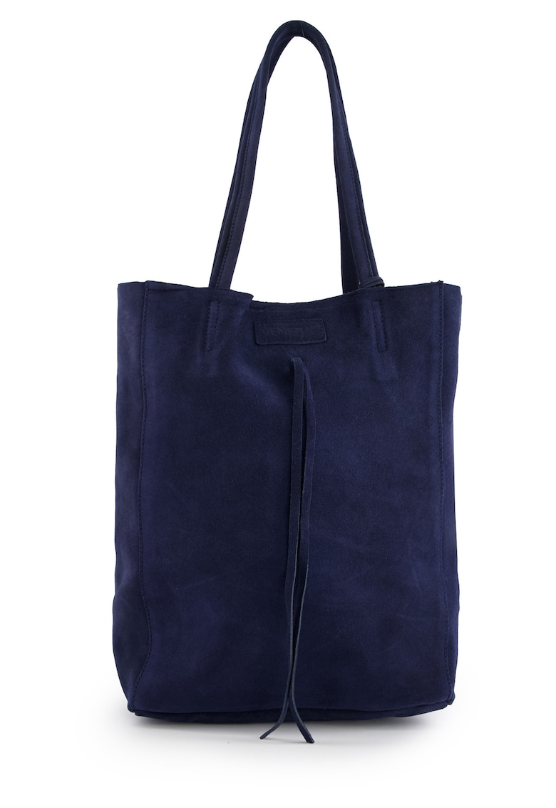 Geanta shopper din piele intoarsa