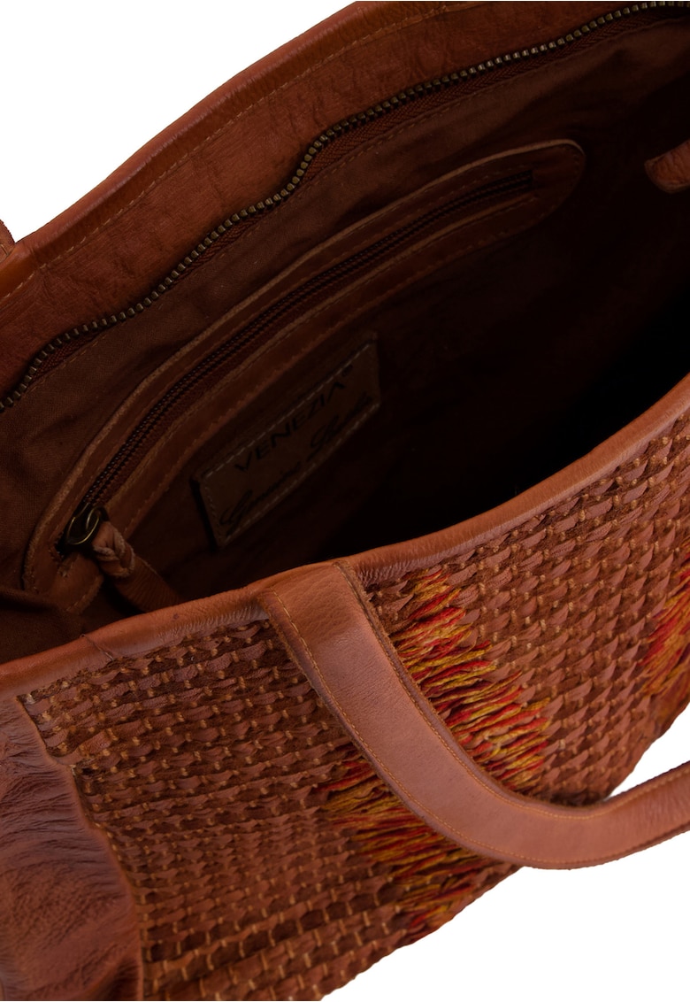 Geanta shopper din piele