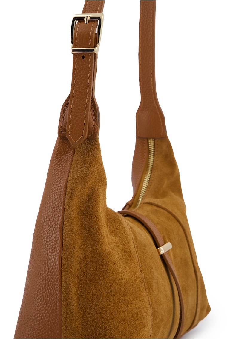 Geanta din piele naturala tip hobo