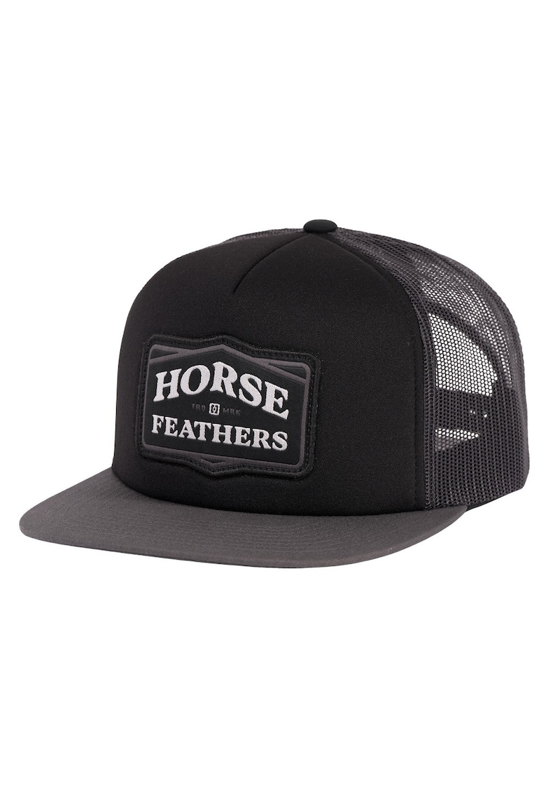 Sapca trucker Tex - spuma - negru -