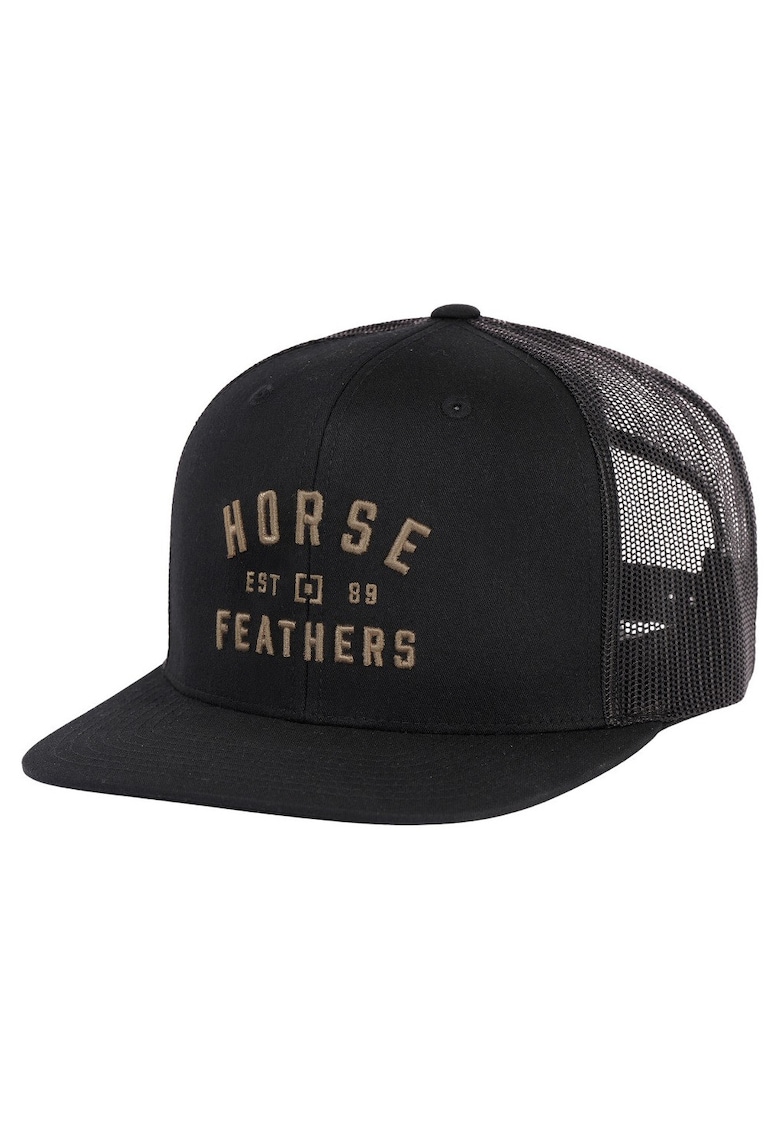 Sapca trucker negru bumbac poliester