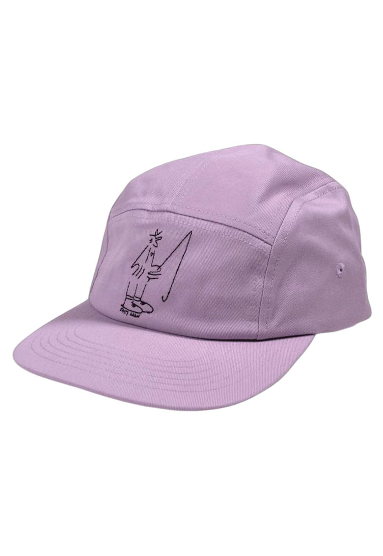 Sapca 5 panouri mov bumbac ajustabil unisex