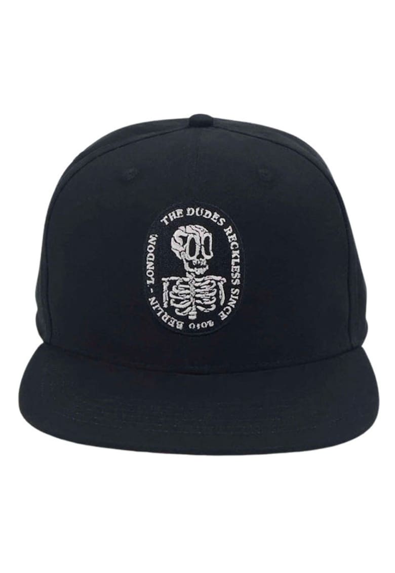 Sapca Reckless 6 panouri negru bumbac