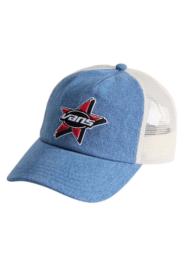 Sapca trucker Marked Jockey albastru bumbac mesh