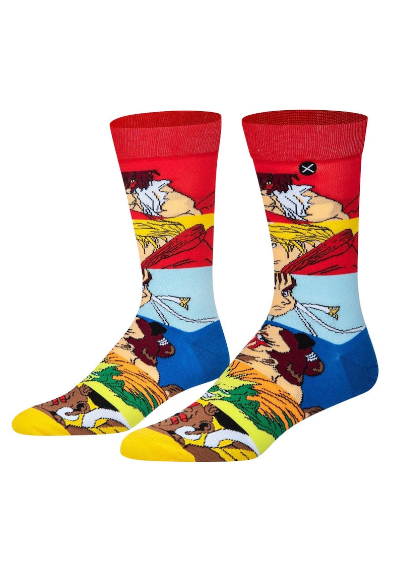 Sosete lungi cu print Street Fighter