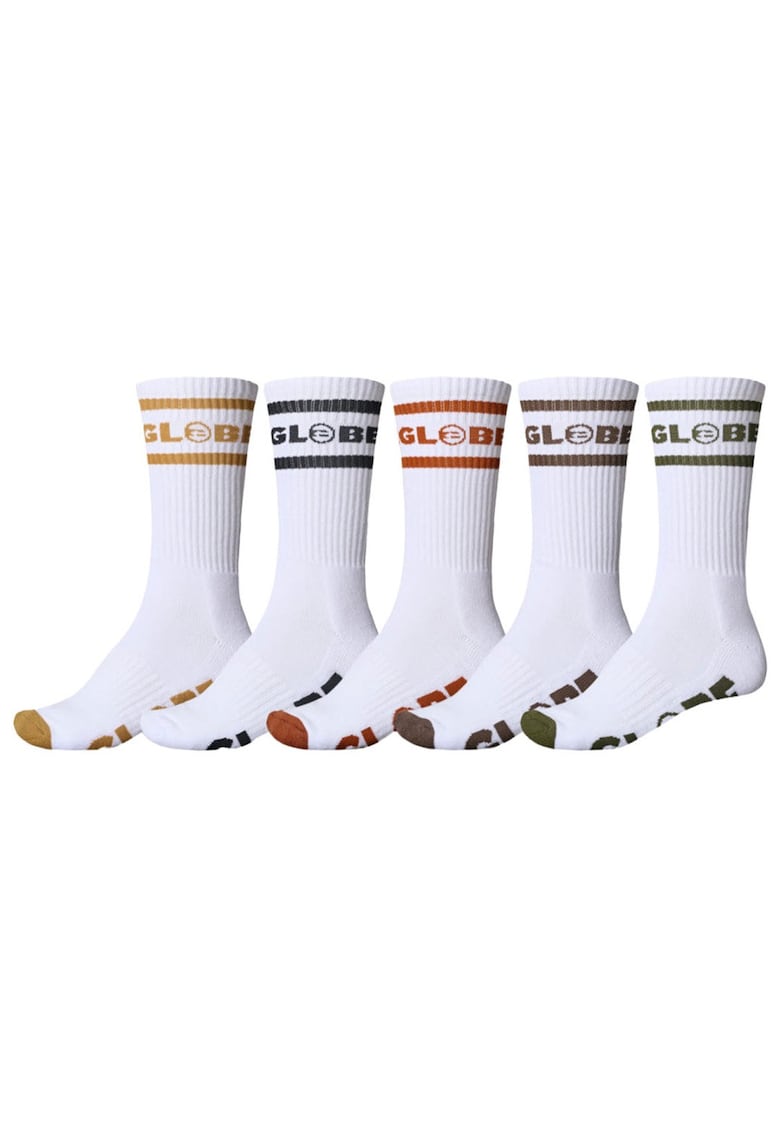 Set de 5 perechi de sosete lungi cu logo