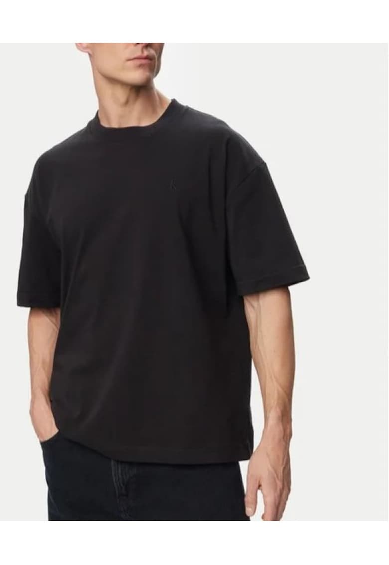 Tricou A- SS OVERSIZED EMBOSS MONOLOGO-LV04RAB806-UB1