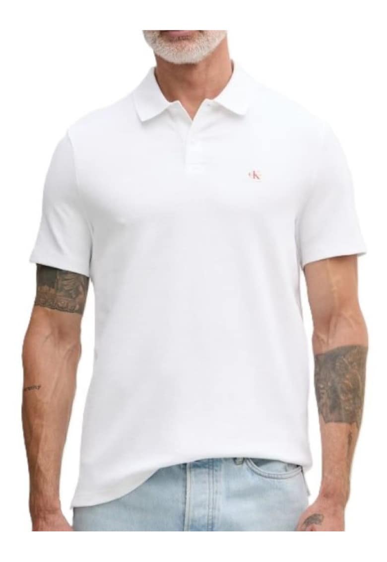 Tricou polo SS MICRO WAFFLE CLASSIC BADGE PO-LV04RG217G-YAF