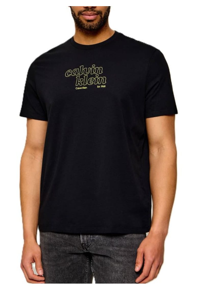 Tricou SS 30s EU CALVIN KLEIN TRVL GRAP-LV04RG807G-UB1