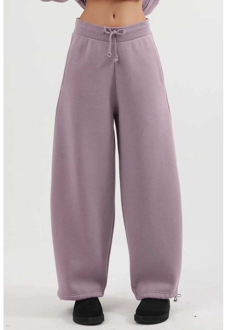 Pantaloni sport - lungi - bumbac/poliester -