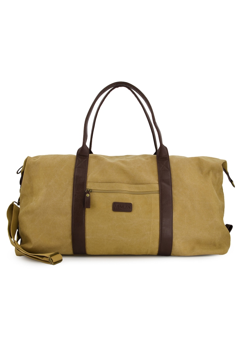 Geanta de calatorie Duffle bej 66x36x26cm