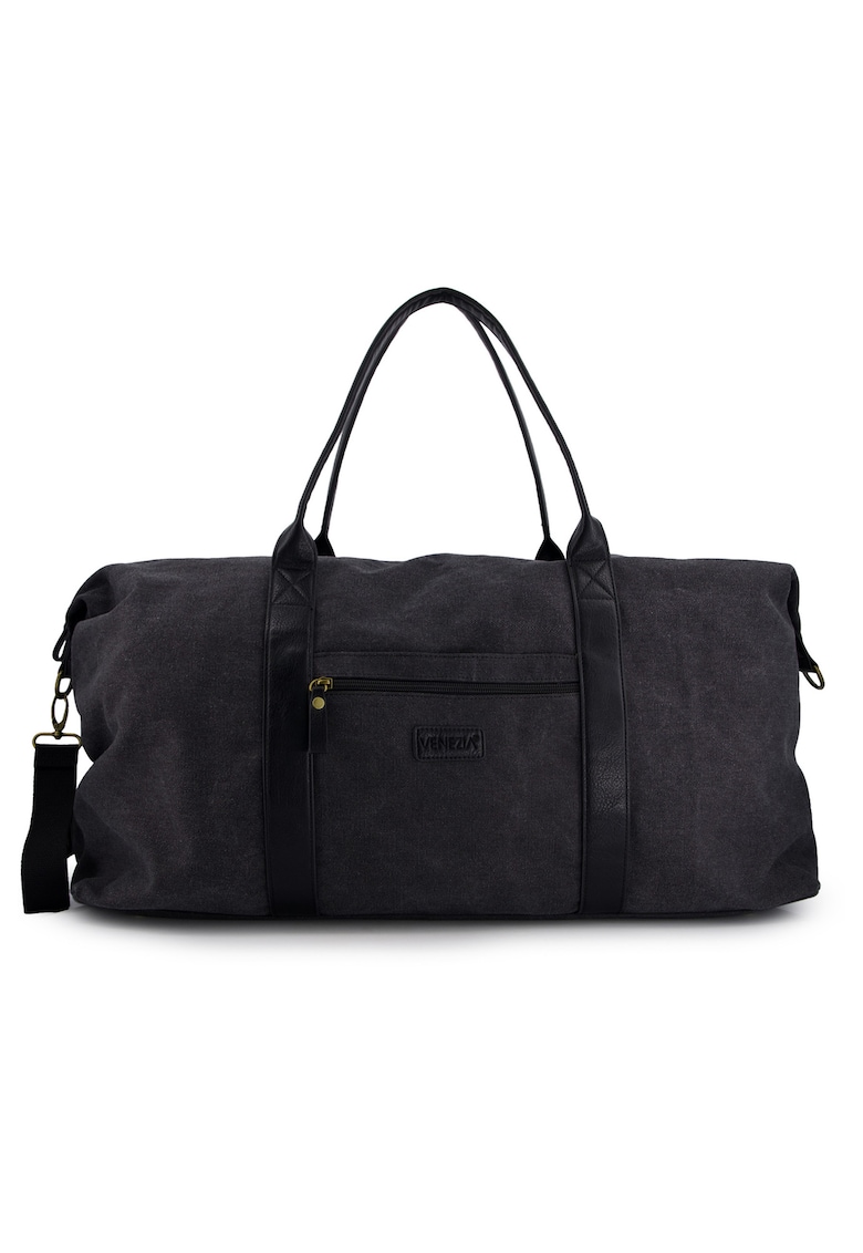 Geanta de calatorie neagra Duffle 66x36x26cm