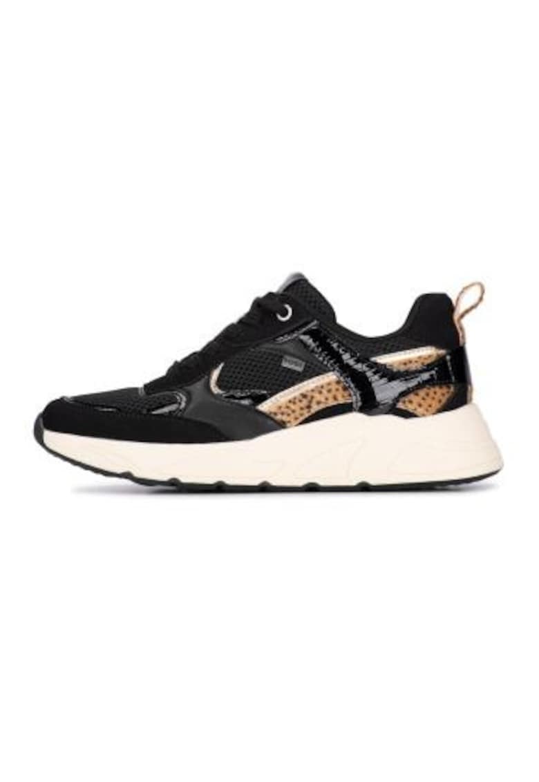 Pantofi sport cu garnituri lacuite