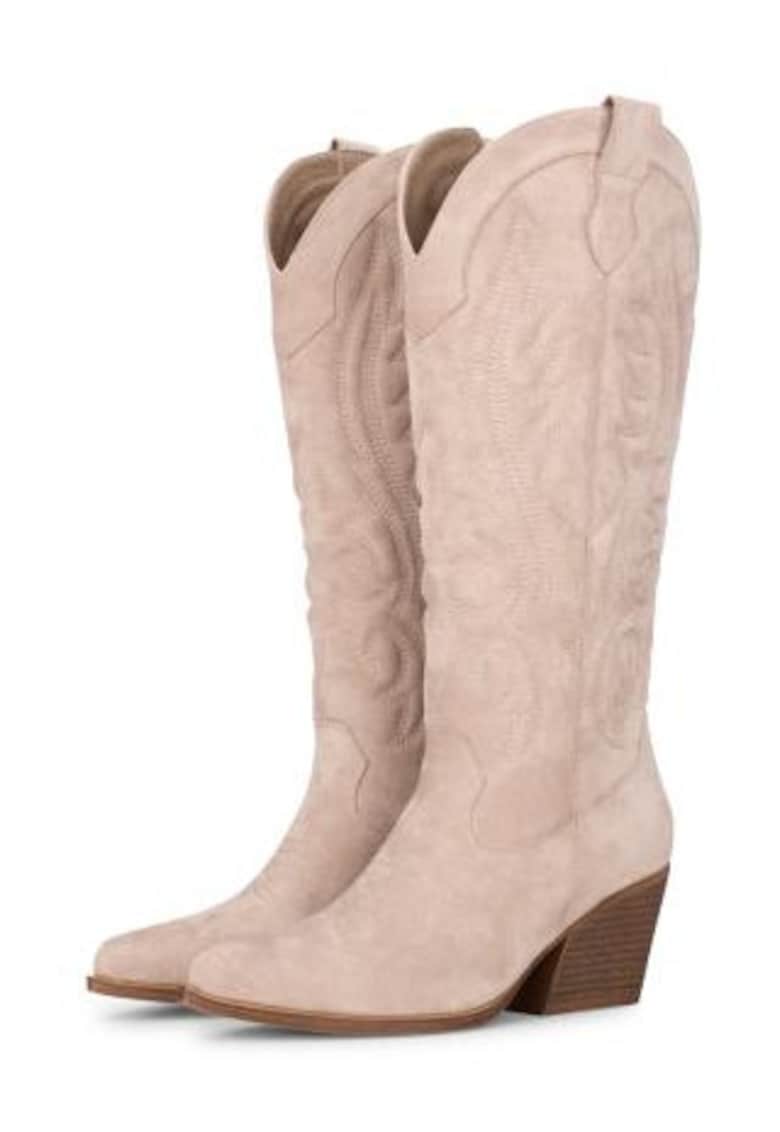 botine cowboy cu toc jill