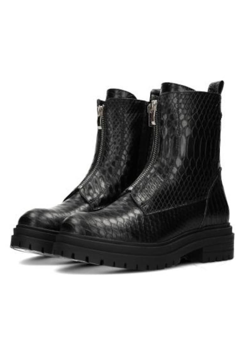 Ghete din piele ecologica cu model piele de crocodil