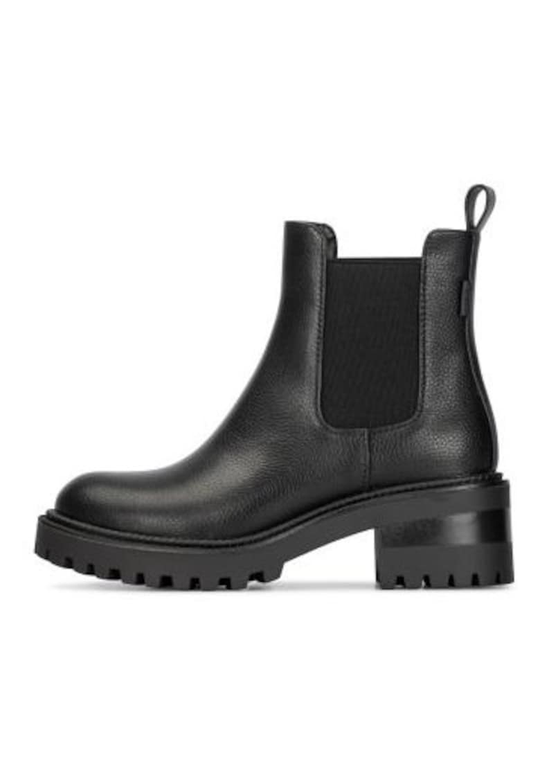 Amy botine chelsea cu toc masiv
