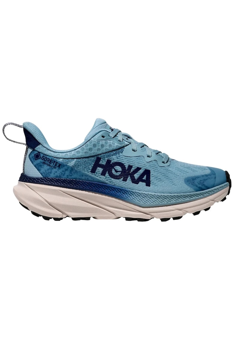 Pantofi alergare trail dama Challenger 7 GTX FW 2025 - Bej/Albastru