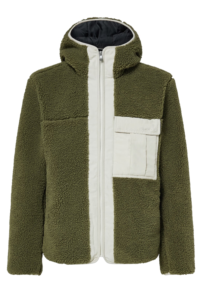 Fleece schi barbati Snowdrift Full Zip Sherpa - Verde/Maro