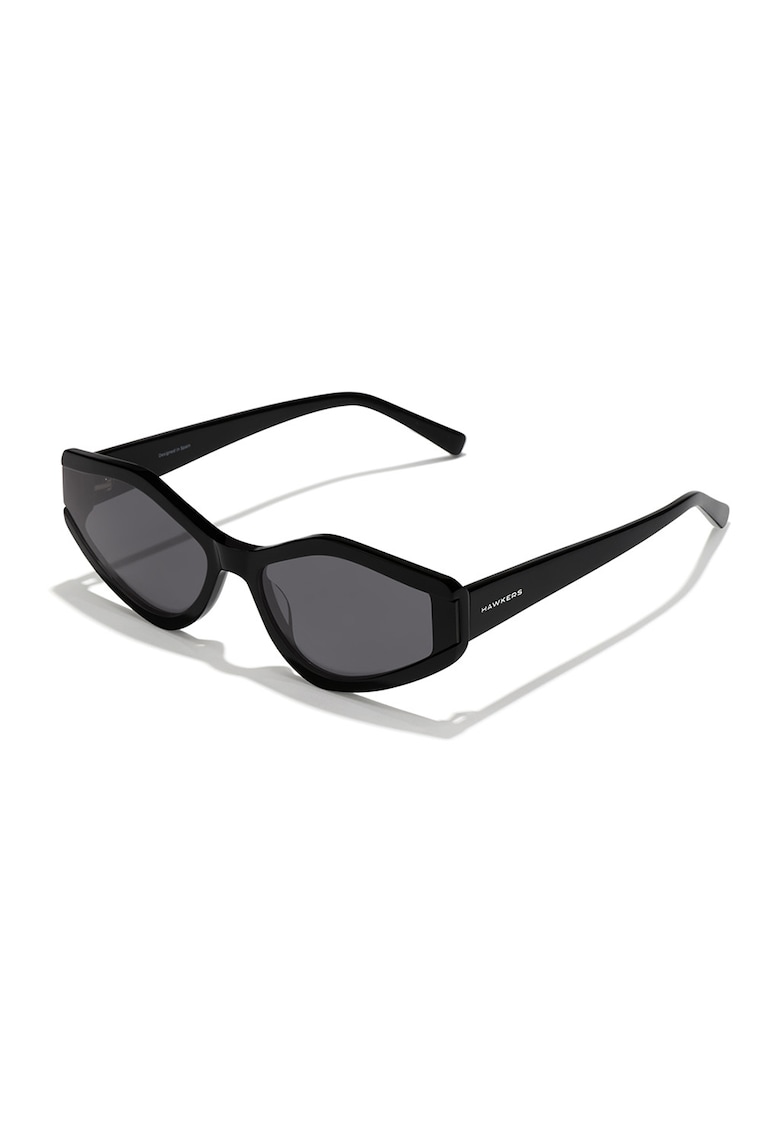 Ochelari de soare cat-eye unisex Cannes - Negru