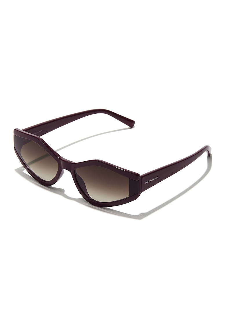 Ochelari de soare ovali unisex Cannes - Visiniu