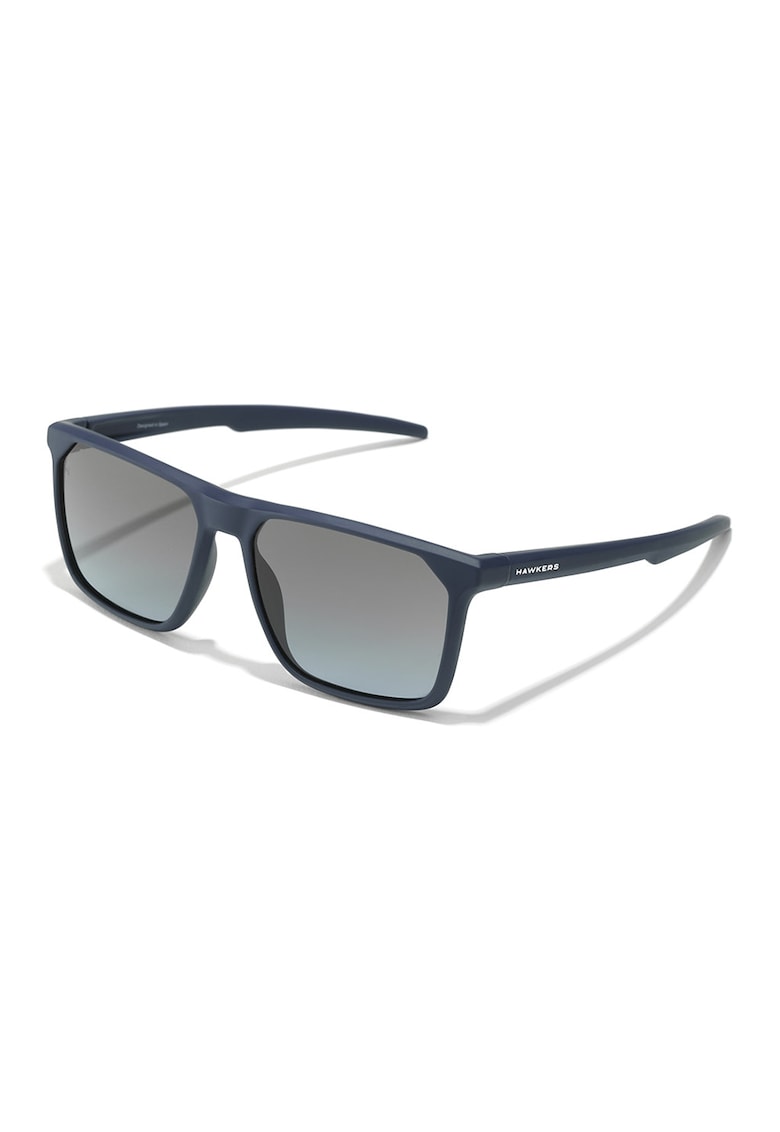 Ochelari de soare patrati unisex cu lentile cu aspect in degrade Horizon - Bleumarin