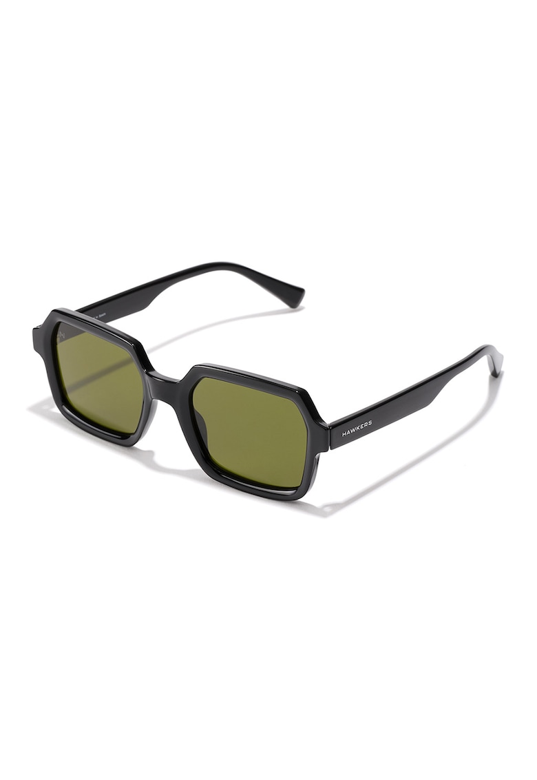 Ochelari de soare unisex dreptunghiulari - Negru