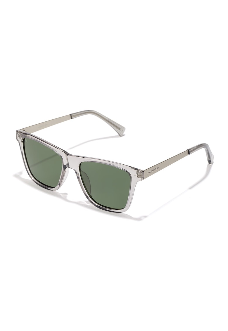 Ochelari de soare unisex patrati - Gri deschis