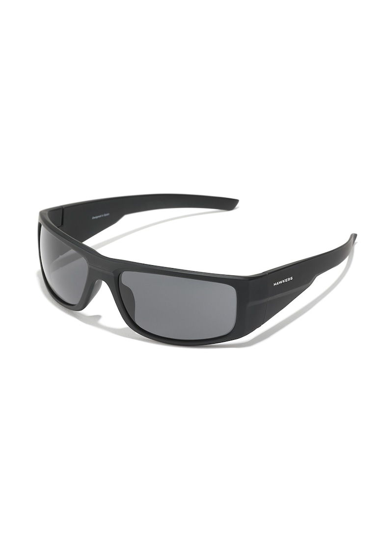 Ochelari de soare wrap cu model unisex Thunder - Negru