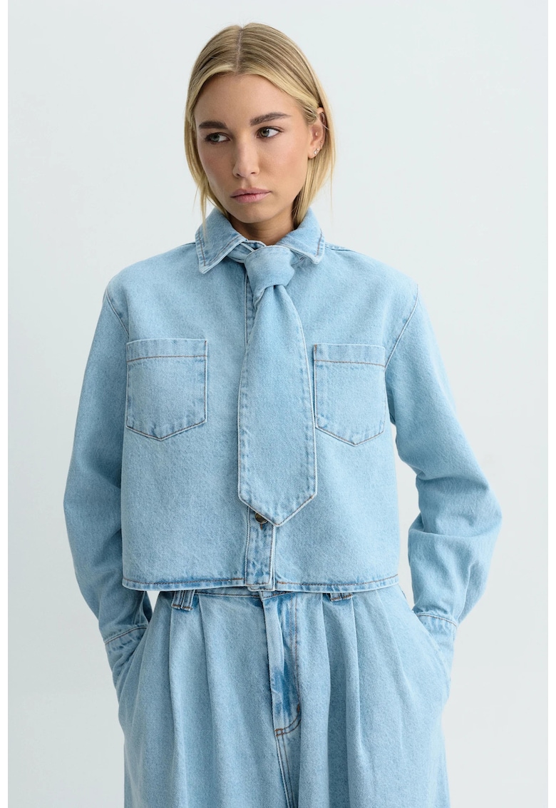 Camasa GIGI Denim Albastru M / Albastru