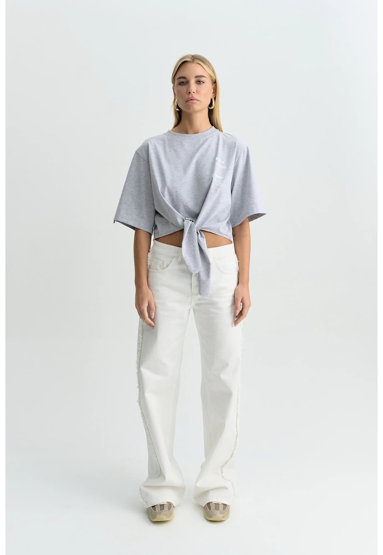 Blugi STONE DENIM Alb Murdar L / Alb