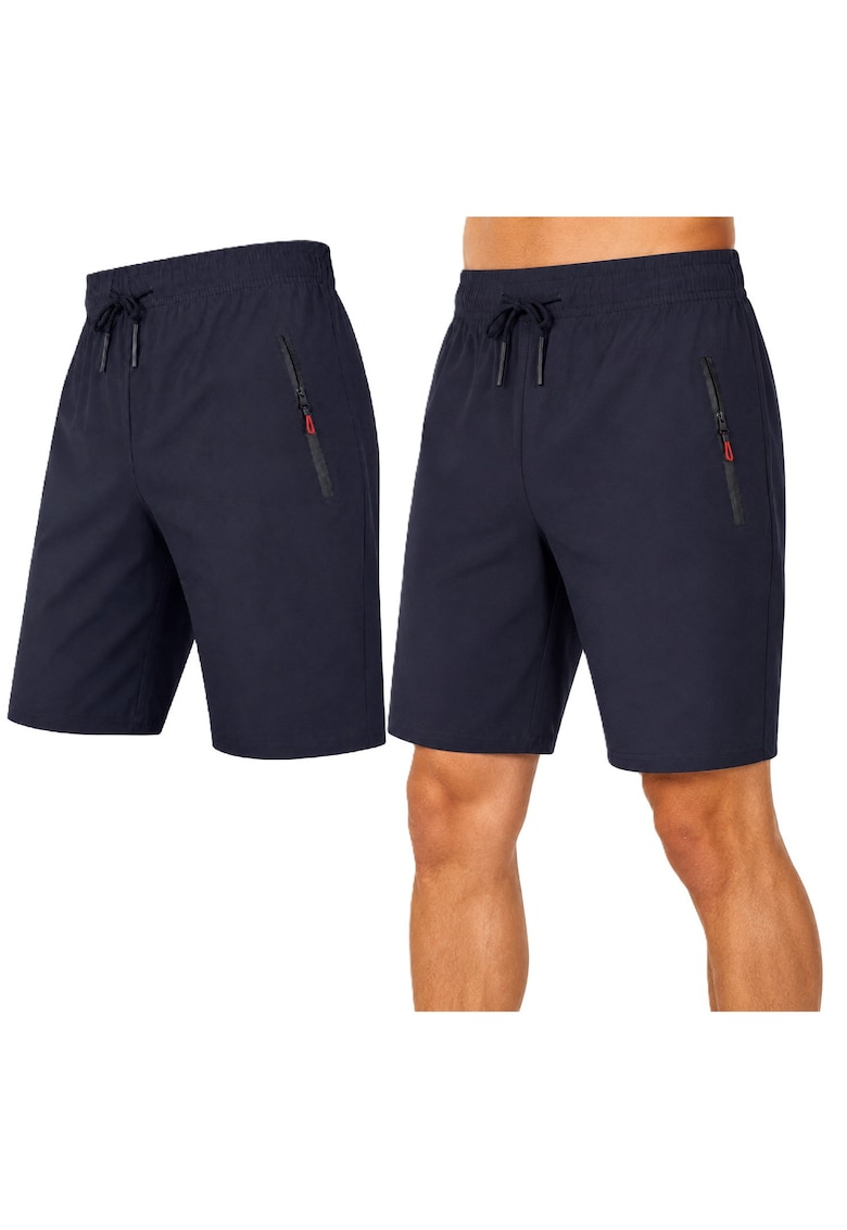 Pantaloni scurti cu buzunare oblice -