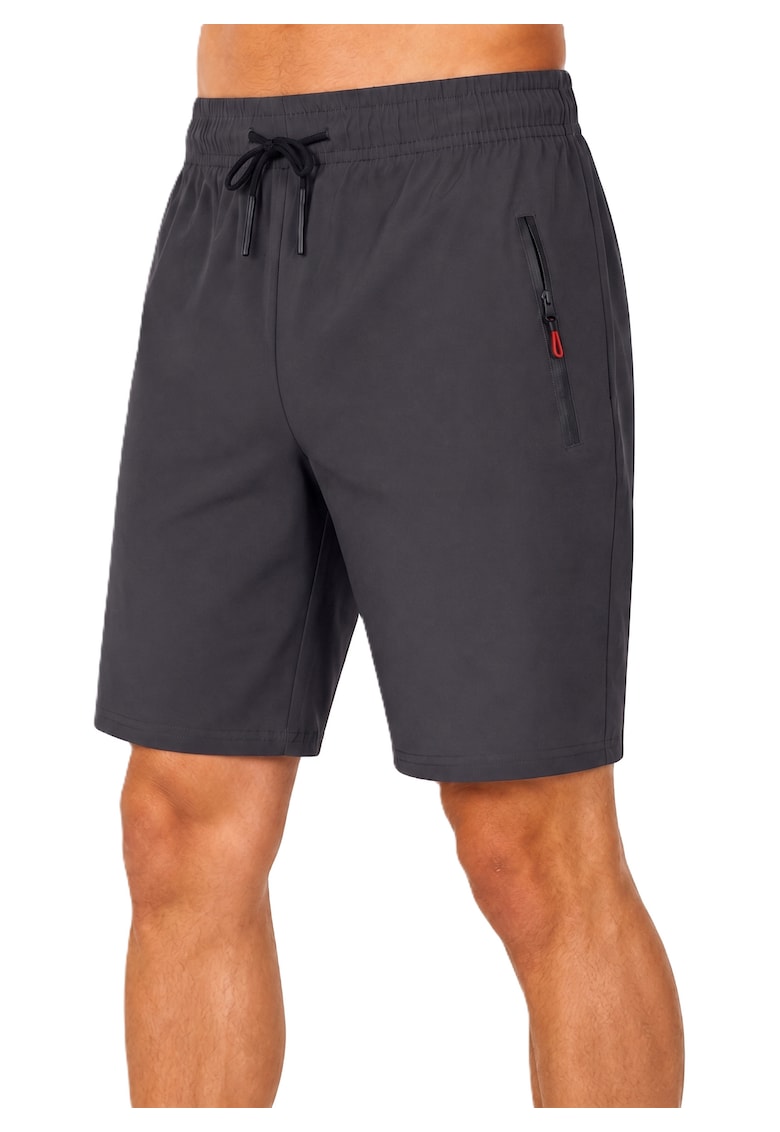 Pantaloni scurti cu talie ajustabila si buzunare -