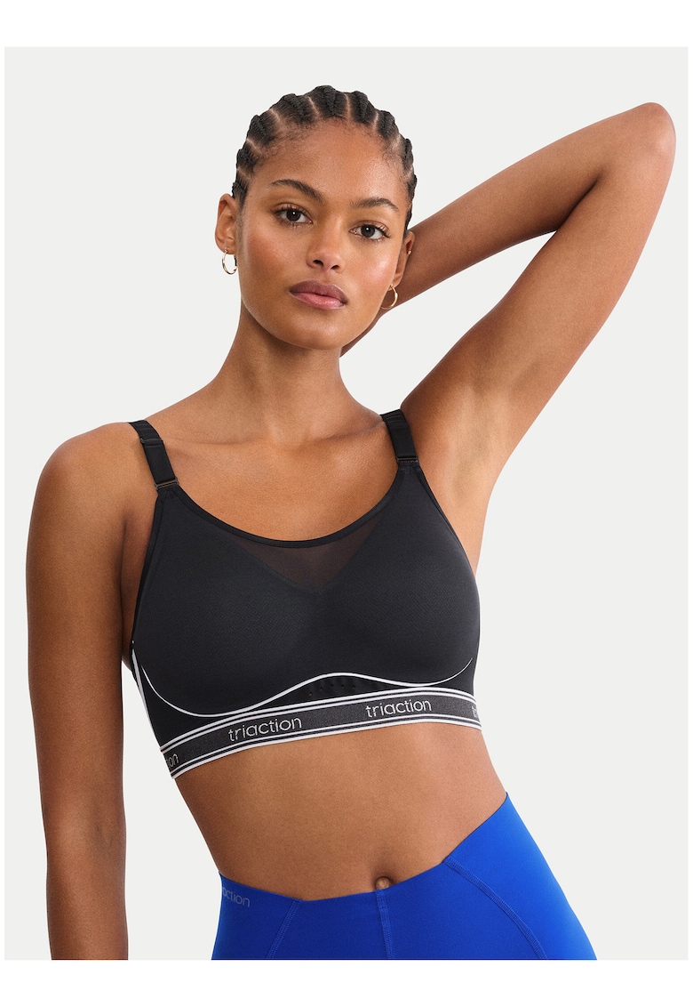 Bustiera sport - neagra - fara armatura - material respirabil