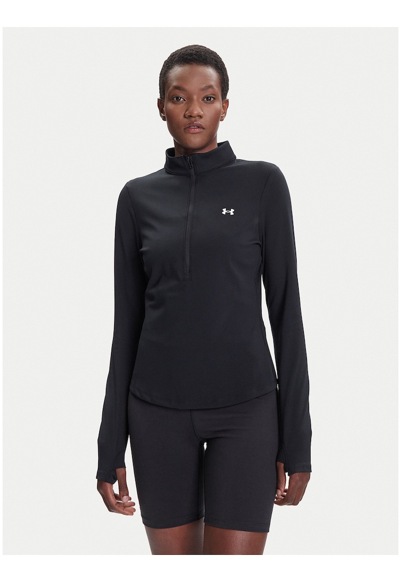 Bluza sport dama - slim fit - negru - poliester/elastan -