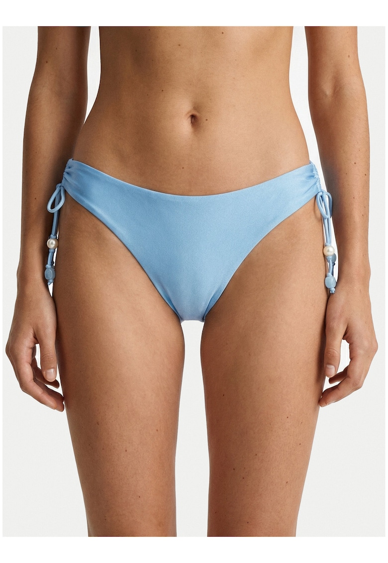 Slip de baie - albastru - material elastic - croiala clasica